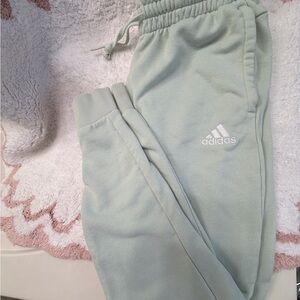 Adidas  woman’s Light Green Jogger Sweatpants